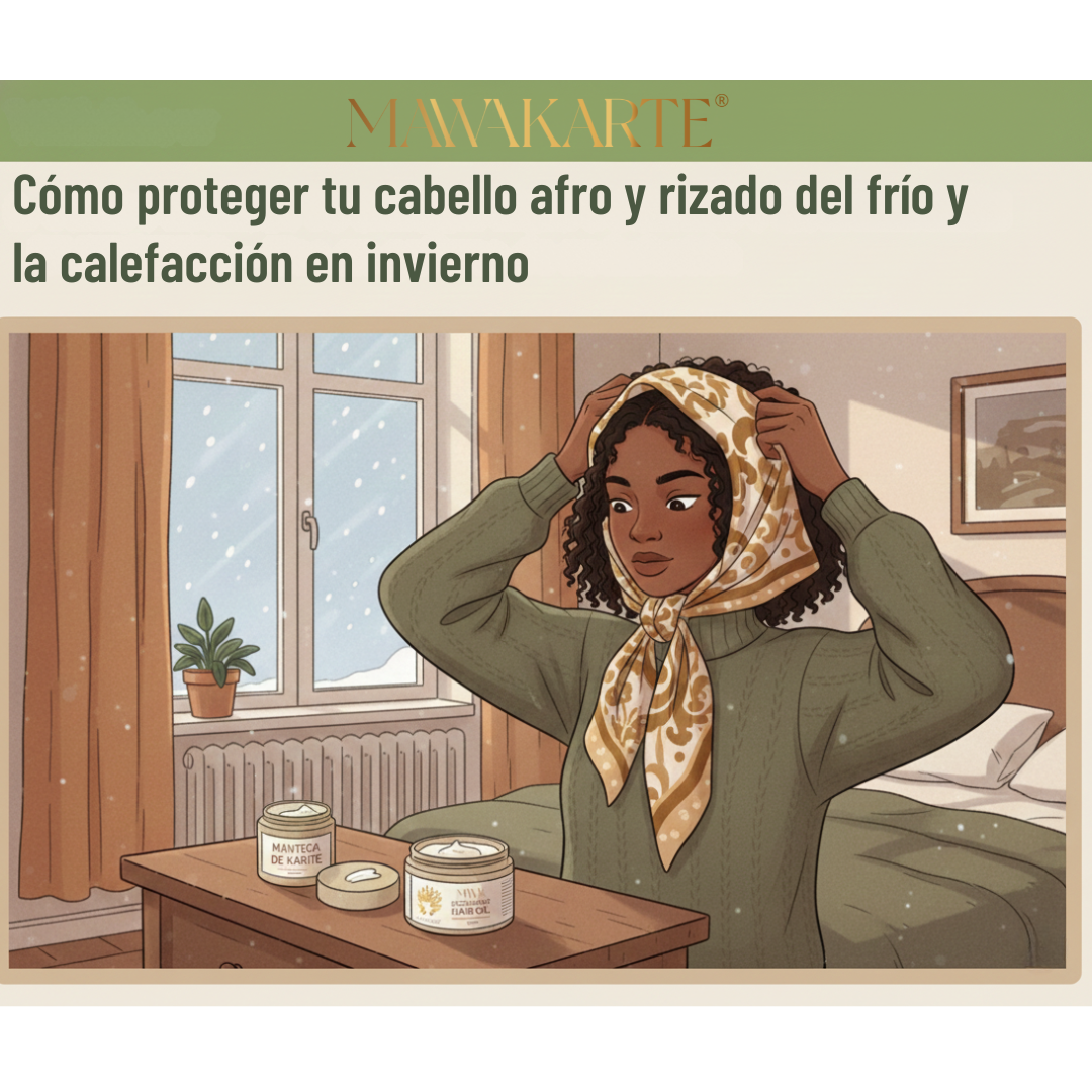 Cómo proteger tu cabello afro y rizado del frío y la calefacción en invierno