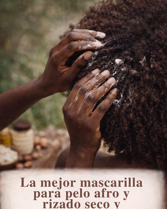 La mejor mascarilla para pelo afro y rizado seco y encrespado