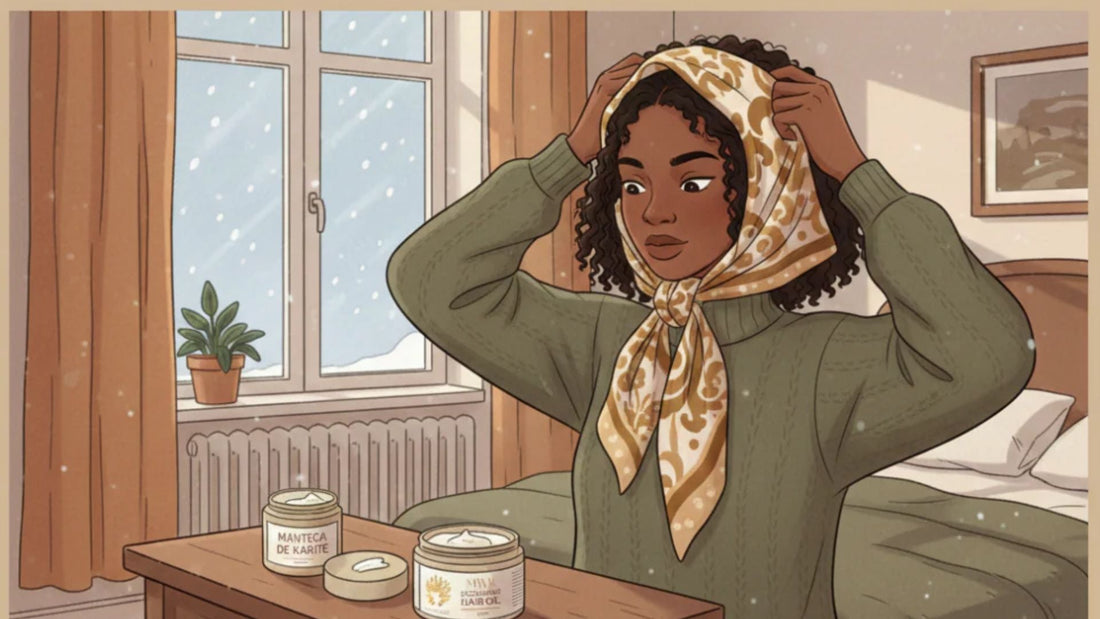 Cómo proteger tu cabello afro y rizado del frío y la calefacción en invierno