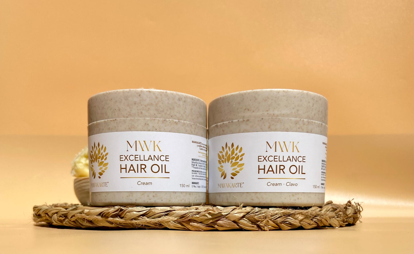 MWK EXCELLANCE HAIR OIL CREAM &amp; MWK EXCELLANCE HAIR OIL CREAM + CLOVE